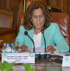أ . (شهرزاد المغربي) رئيس منظمة منبر المرأة الليبية .